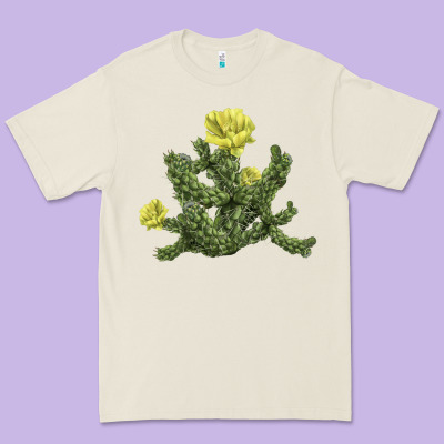 Whipple Cholla Cactus Premium Tee Designed By Lillyallendesigns