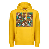 Lemon baseball turquoise gemstones western patterns Premium Hoodie - BarkalooDesign