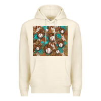 Tofu baseball turquoise gemstones western patterns Premium Hoodie - BarkalooDesign