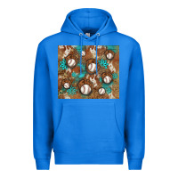 True Royal baseball turquoise gemstones western patterns Premium Hoodie - BarkalooDesign