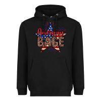 Black American babe Heavyweight Hoodie - Neo Western