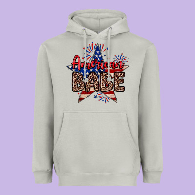 American Babe Heavyweight Hoodie Designed By Neo Western