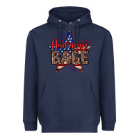 Navy American babe Heavyweight Hoodie - Neo Western