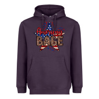 Plum American babe Heavyweight Hoodie - Neo Western