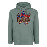 Sage American babe Heavyweight Hoodie - Neo Western