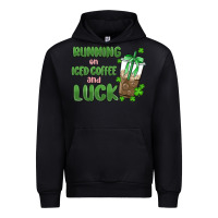 Black iced coffee and luck Urban Hoodie - MaliasSmallBusiness