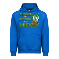 Cobalt iced coffee and luck Urban Hoodie - MaliasSmallBusiness