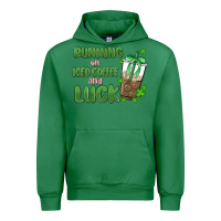Emerald iced coffee and luck Urban Hoodie - MaliasSmallBusiness