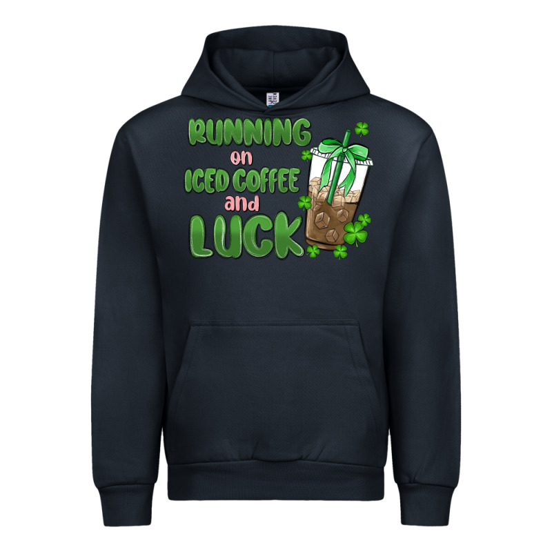 Iced Coffee And Luck Urban Hoodie by MaliasSmallBusiness | Teevron