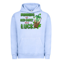 Pigment Grape Ice iced coffee and luck Urban Hoodie - MaliasSmallBusiness