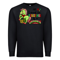 Black All I Want For Christmas Is A Unicorn Premium Sweatshirt - FaDigitalArtStudio