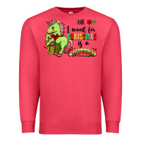 Cardinal All I Want For Christmas Is A Unicorn Premium Sweatshirt - FaDigitalArtStudio