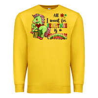 Lemon All I Want For Christmas Is A Unicorn Premium Sweatshirt - FaDigitalArtStudio