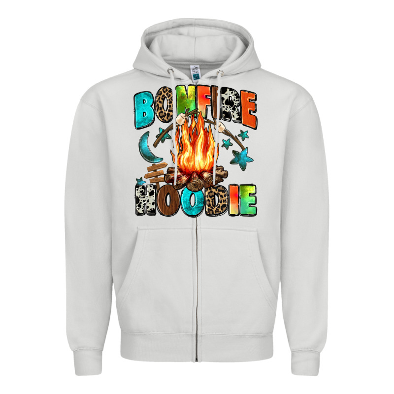 Bonfire Zipper Hoodie by Zillion Design Studio | Teevron