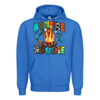 True Royal bonfire Zipper Hoodie - Zillion Design Studio