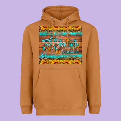 Made To Worship Tumbler Heavyweight Hoodie Designed By Hra Design Shop