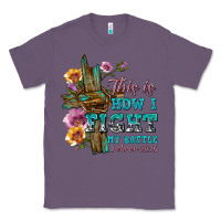 Lavender this is how i fight my battle tbw Classic Tee - texasbilliewilder