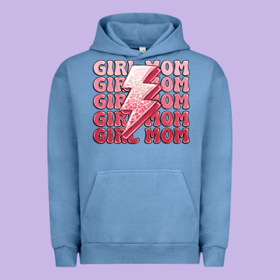 Girl Mom Urban Hoodie Designed By Maliassmallbusiness