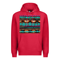 Cardinal leopard aztec turquoise jewelry Premium Hoodie - BarkalooDesign