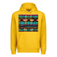 Lemon leopard aztec turquoise jewelry Premium Hoodie - BarkalooDesign