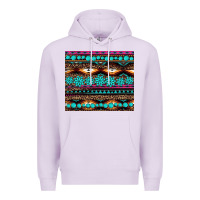 Lilac leopard aztec turquoise jewelry Premium Hoodie - BarkalooDesign
