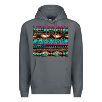 Rock leopard aztec turquoise jewelry Premium Hoodie - BarkalooDesign