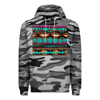 Slate Camo leopard aztec turquoise jewelry Premium Hoodie - BarkalooDesign