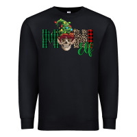 Black Boy Mini Elf Skull Premium Sweatshirt - FaDigitalArtStudio