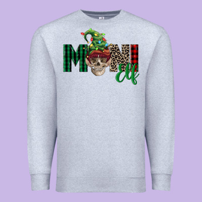 Boy Mini Elf Skull Premium Sweatshirt Designed By Fadigitalartstudio