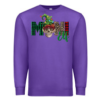 Purple Boy Mini Elf Skull Premium Sweatshirt - FaDigitalArtStudio