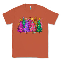 Copper christmas trees and lights Classic Tee - Zillion Design Studio