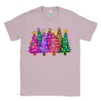 Lilac christmas trees and lights Classic Tee - Zillion Design Studio
