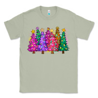 Matcha christmas trees and lights Classic Tee - Zillion Design Studio