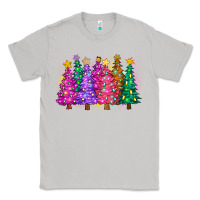 Moon Dust christmas trees and lights Classic Tee - Zillion Design Studio