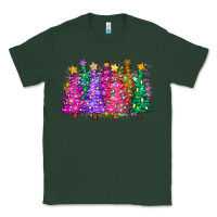 Sports Green christmas trees and lights Classic Tee - Zillion Design Studio