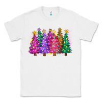 White christmas trees and lights Classic Tee - Zillion Design Studio