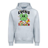 Heather Grey lucky teacher Urban Hoodie - MaliasSmallBusiness