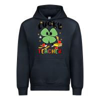 Navy lucky teacher Urban Hoodie - MaliasSmallBusiness