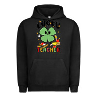 Pigment Black lucky teacher Urban Hoodie - MaliasSmallBusiness