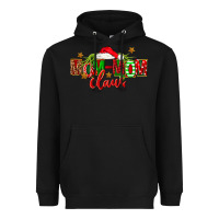 Black christmas mom mom claus Heavyweight Hoodie - FaDigitalArtStudio
