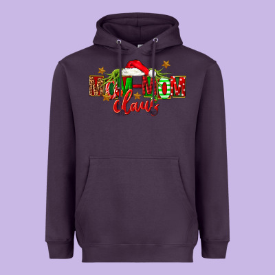 Christmas Mom Mom Claus Heavyweight Hoodie Designed By Fadigitalartstudio