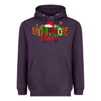 Plum christmas mom mom claus Heavyweight Hoodie - FaDigitalArtStudio
