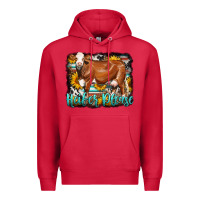 Cardinal Western Heifer Please Simmental Cow Premium Hoodie - LillyAllenDesigns