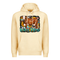 Pina Colada Western Heifer Please Simmental Cow Premium Hoodie - LillyAllenDesigns