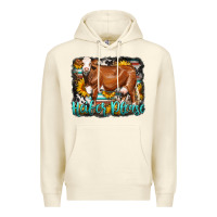 Sandshell Western Heifer Please Simmental Cow Premium Hoodie - LillyAllenDesigns