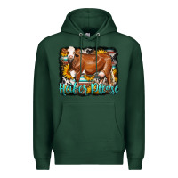 Sports Green Western Heifer Please Simmental Cow Premium Hoodie - LillyAllenDesigns