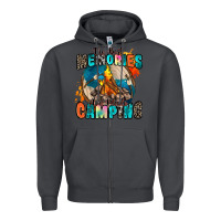 Smoke the best memories are made camping Zipper Hoodie - Zillion Design Studio