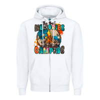 White the best memories are made camping Zipper Hoodie - Zillion Design Studio
