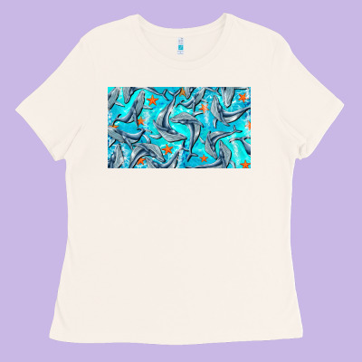Humpback Whale Cup Ladies Tee Designed By Barkaloodesign