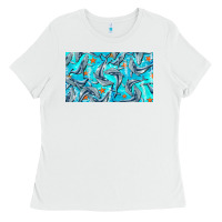 White humpback whale cup Ladies Tee - BarkalooDesign